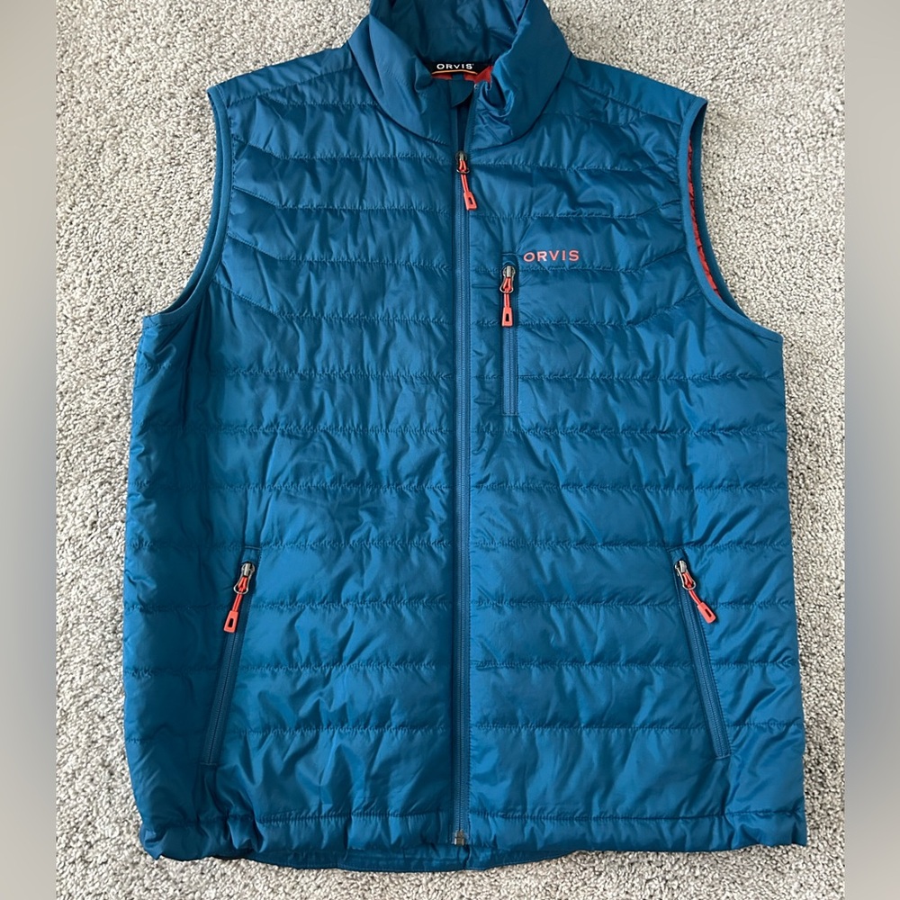 Orvis Puffer Vest, Lg, EUC